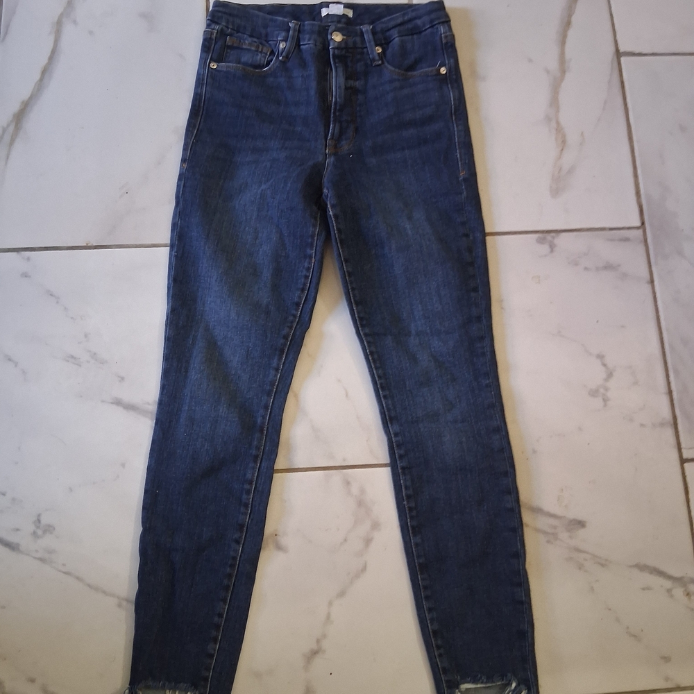 Good American Dark Blue Skinny Jeans